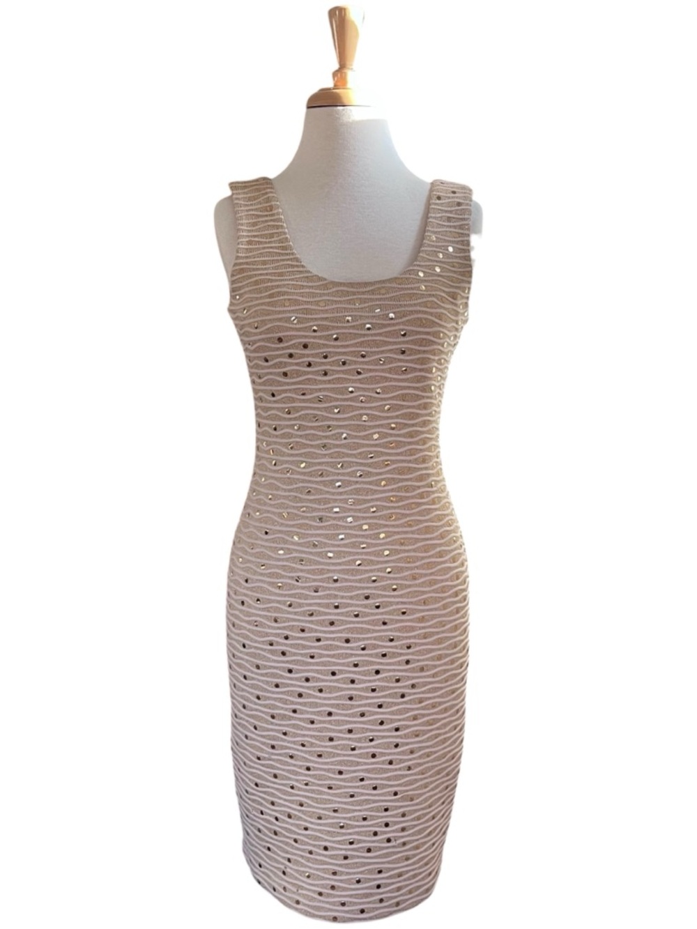 St. John Sportswear by Marie Grey Knit Dress